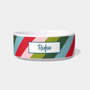 Comedero Navidades personalizados Colores Perro Mascota Gat