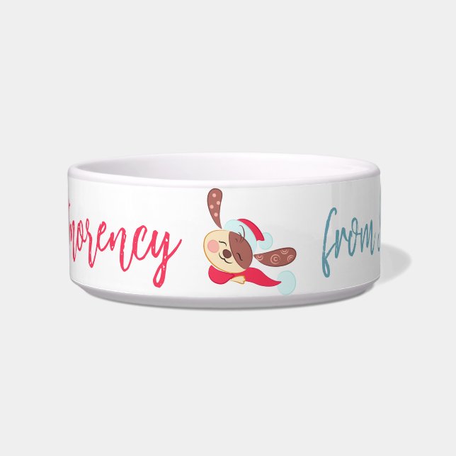 Comedero Navidades personalizados Pet Bowl (Frente)