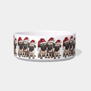 Comedero Navidades Pug Dogs Santa