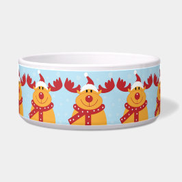 Comedero Navidades Reindeer Pet Bowl