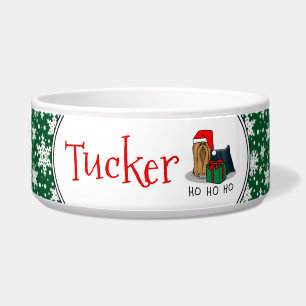 Comedero Navidades Santa Hat Yorkshire Terrier Yorkie Cute