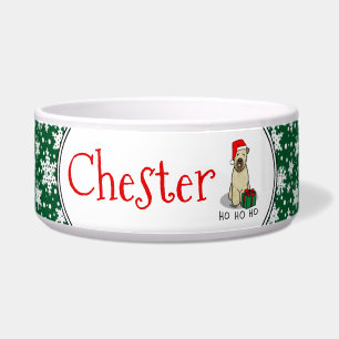 Comedero Navidades Santa Wheaten Terrier (trigo 1b2)
