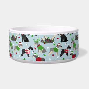Comedero Navidades Schnauzer