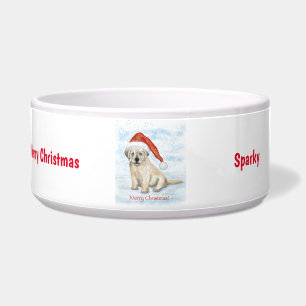 Comedero Navidades Tazón de Perro Cerámico