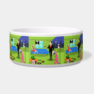 Comedero Navidades urbanos retro par poeta Bowl