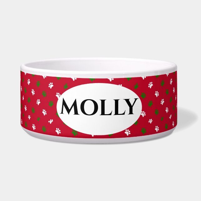 Comedero Navidades verdes rojos pintan bolas (Frente)