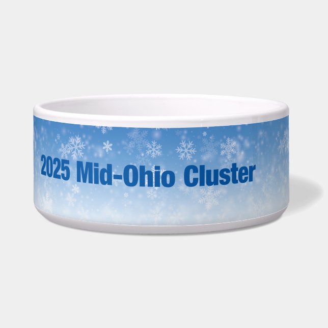 Comedero NCBMDC Mid-Ohio Cluster 2025 Tazón de Perros (Frente)