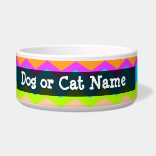 Comedero Neon Rainbow Zigzag