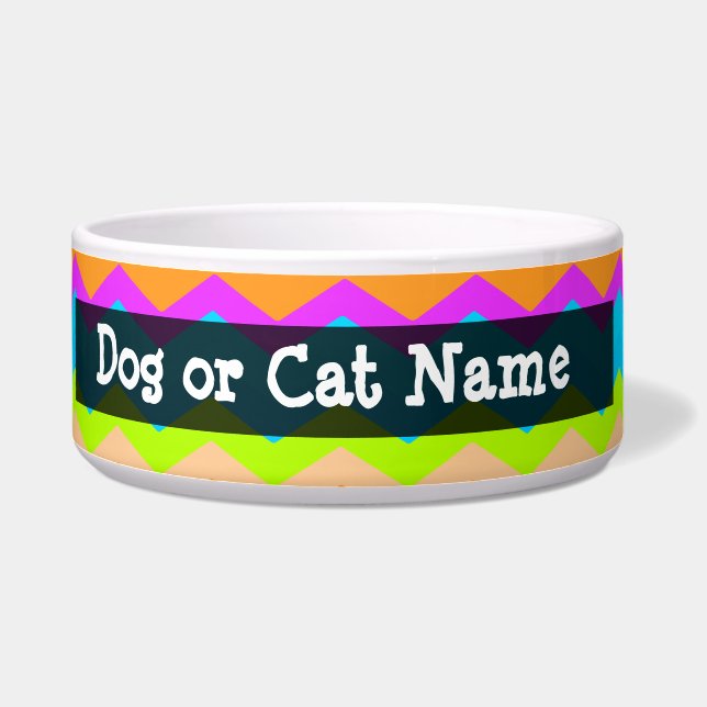 Comedero Neon Rainbow Zigzag (Izquierda)