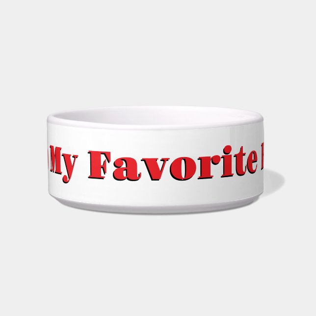 Comedero Nico My Hero favorito Pet Bowl (Frente)
