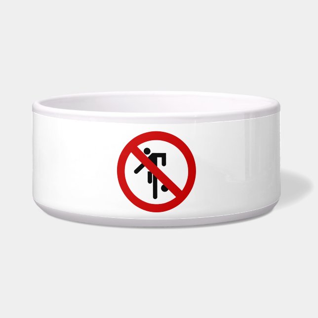 Comedero NO Ball Games ⚠ Thai Park Rótulo ⚠ (Frente)