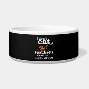 Comedero No como Spaghetti sin la salsa de carne