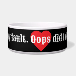 Comedero No es culpa mía. Oops, ¿hice eso? Colección