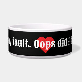 Comedero No es mi culpa. Oops, ¿fui yo? Colección