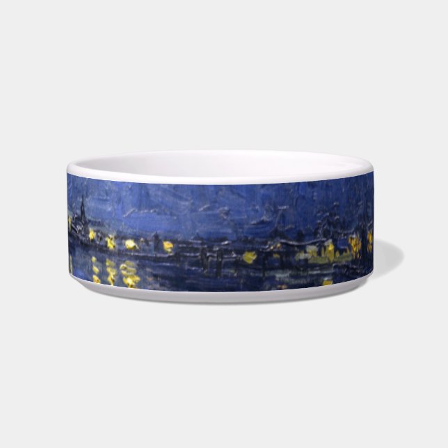 Comedero Noche estrellada sobre el Ródano (Derecha)