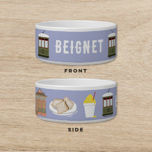 Comedero NOLA Love Purple Dog Cat Mascota