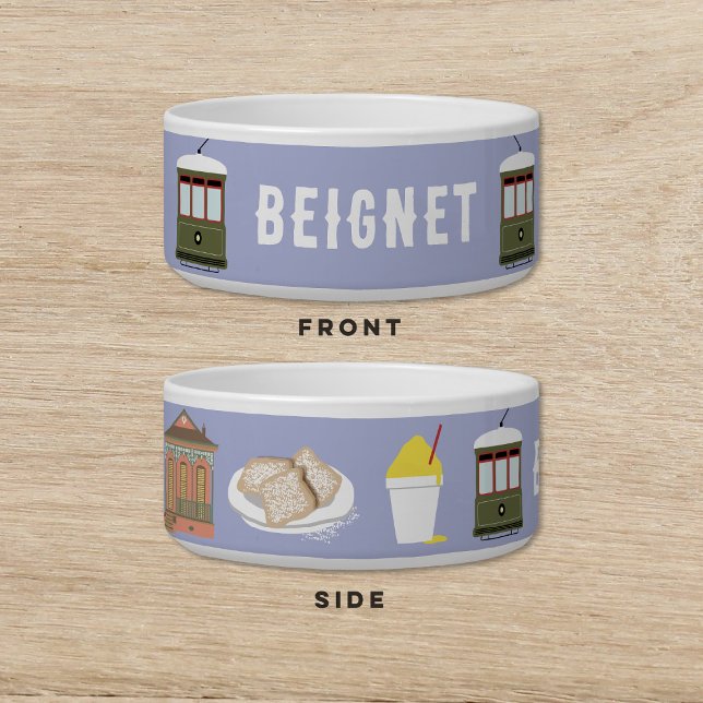 Comedero NOLA Love Purple Dog Cat Mascota (Subido por el creador)