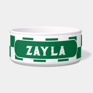 Comedero Nombre de la cosecha de luz verde de color blanco