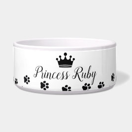 Comedero Nombre de la mascota princesa