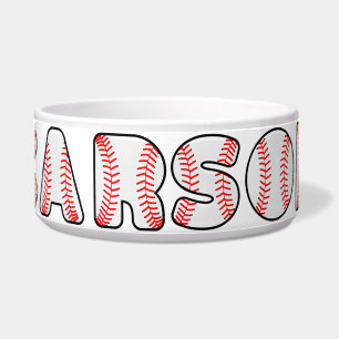 Comedero Nombre de las letras de béisbol personalizadas