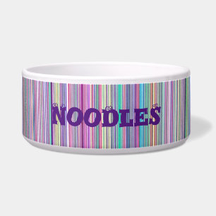 Comedero nombre del mascota de edición de banda de arco iri