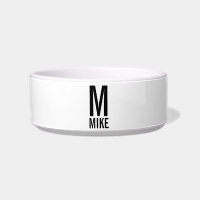 Nombre del Mascota Personalizado con monograma