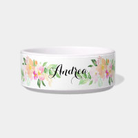 Nombre del Mascota Personalizado de las flores de