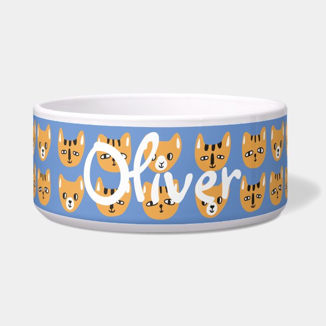 Comedero Nombre del Personalizable de patrón de cabeza de g (Frente)