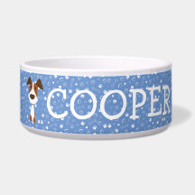 Nombre del Personalizable de perro de Cute Jack Ru