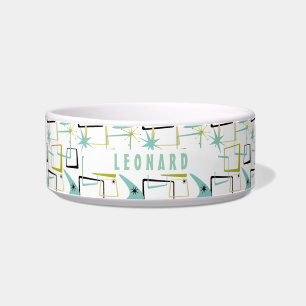 Comedero Nombre divertido de cuadrados abstractos atómicos 