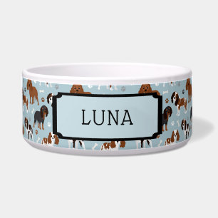 Comedero Nombre personalizado Cavalier King Charles Spaniel
