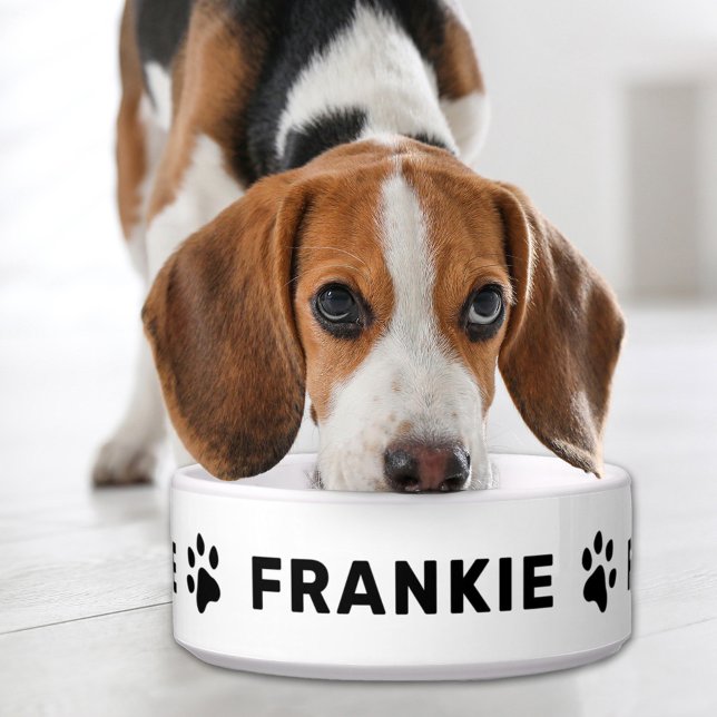 Comedero Nombre personalizado con Mascota de impresión de p (Subido por el creador)