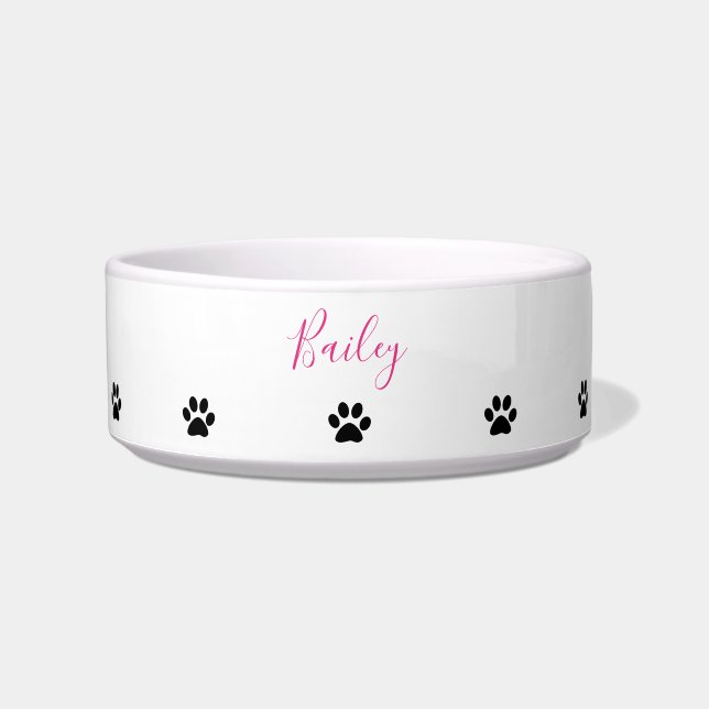Comedero Nombre personalizado Pintura Impresiones Patrones  (Frente)