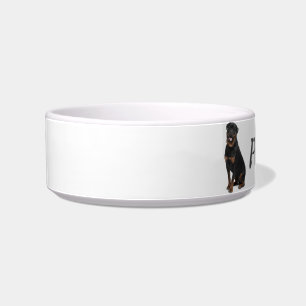 Comedero Nombre personalizado Rottweiler Dog Mascota Animal