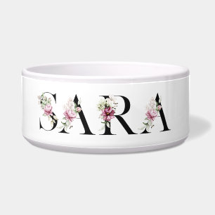 Comedero Nombre Sara.