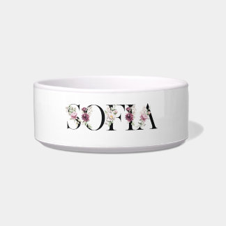 Comedero Nombre Sofía. Mi nombre es Sofía.