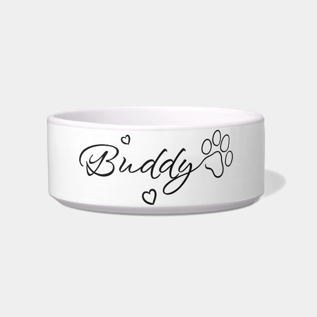 Comedero Nombres de perros - Buddy Bowl (Frente)