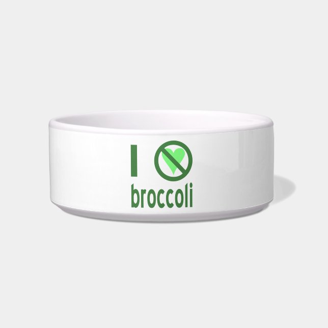 Comedero Odio el brócoli Texto Verde (Frente)