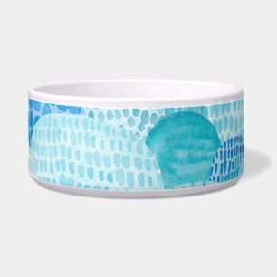 Comedero Ondas, ballena, textura azul infantil