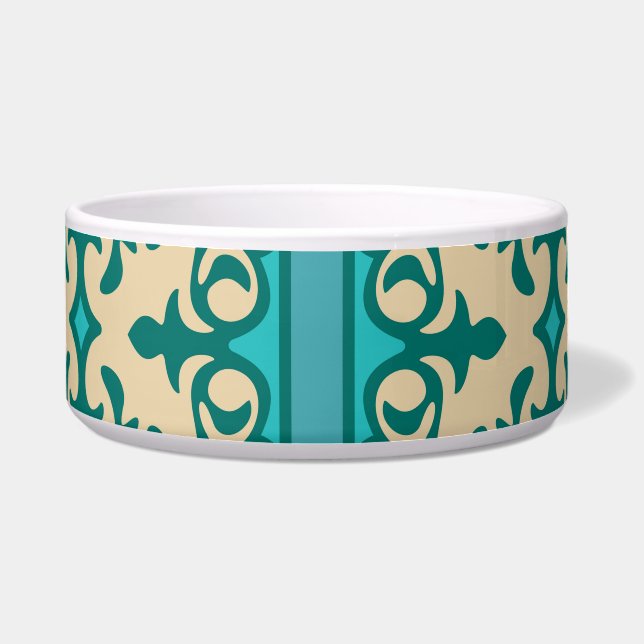 Comedero Ornamento floral: moderno y moderno de moda sin pr (Frente)