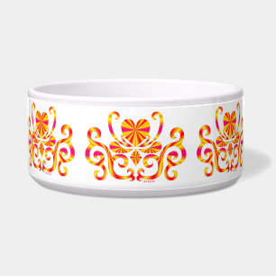 Comedero Ornamentos Corazón Arcoiris y Lily