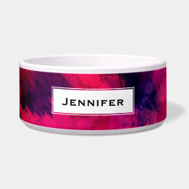 Comedero Oscuro rojo y morado negrita y resumen moderno