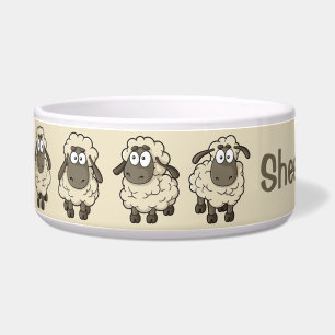Comedero Oveja Personalizado Beige