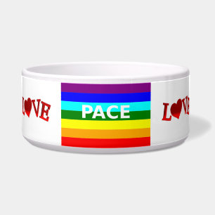 Comedero Pace (Paz) y Love Pet Bowl