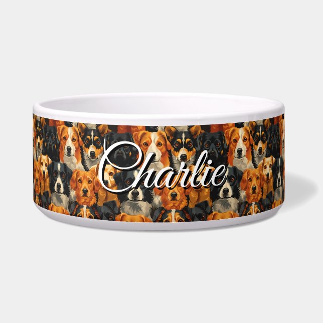 Comedero Pack de Pooches Dog Bowl (Frente)