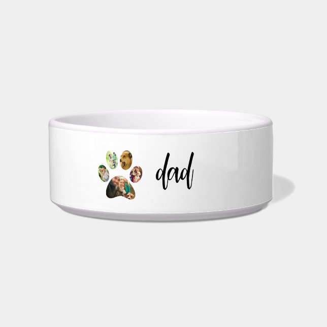 Comedero Padre Perro del Día del Padre | collage de fotos d (Derecha)