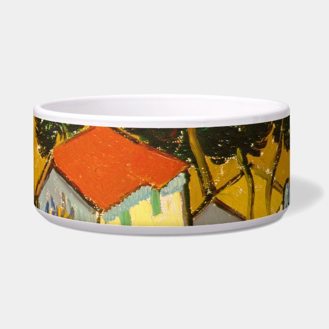 Comedero Paisaje con House y PloughmaVincent van Gogh (Derecha)