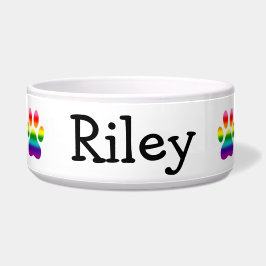 Comedero Paisajes de perros con arco iris