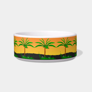 Comedero Palm Tree Pet Bowl