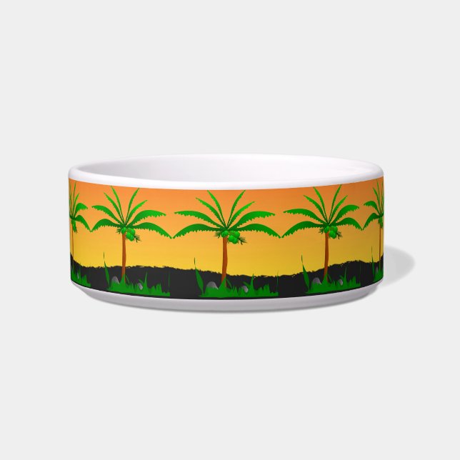 Comedero Palm Tree Pet Bowl (Frente)